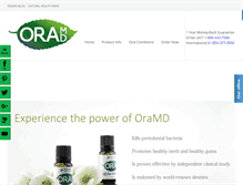 Tablet Screenshot of oramd.com
